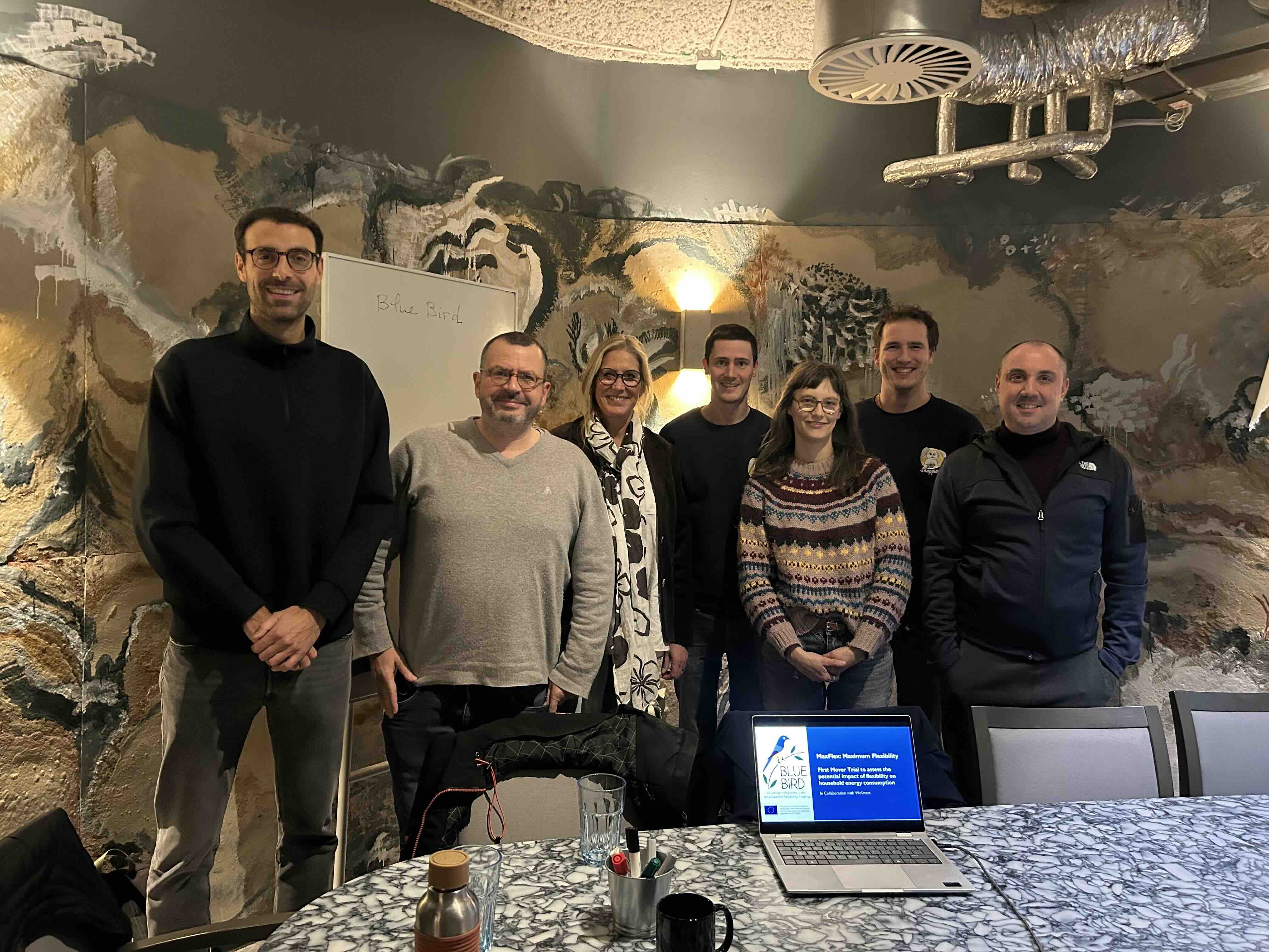 BlueBird Maxflex team meeting